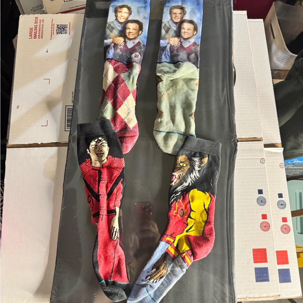 Colorful Graphic Men's Socks